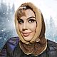 Заказать Шалетта "Мария" - тёплая шапочка-капор на зиму. Шалетта (shapkaplatok). Ярмарка Мастеров. . Капоры Фото №3