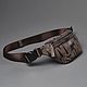 Men's leather waist bag 'Sigma' Size 'S'. Waist Bag. DragonBags - Rucksack leather. Online shopping on My Livemaster.  Фото №2