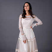 Свадебный салон handmade. Livemaster - original item Wedding dress - "Melladia". Handmade.