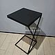 Кофейный столик лофт X black. Столы. SLIVA wood deco. Ярмарка Мастеров.  Фото №6