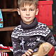 Детский свитер "Рождественские олени" темно-серый с горлом. Свитеры и джемперы. Alexander Rogdestvenskiy. Ярмарка Мастеров.  Фото №6