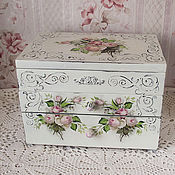 Для дома и интерьера handmade. Livemaster - original item Mini chest of drawers for jewelry, crafts, shabby chic 