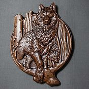 Картины и панно handmade. Livemaster - original item Wolves. Handmade.