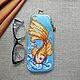 Eyeglass case 'In the blue sea goldfish', Eyeglass case, Zheleznodorozhny,  Фото №1