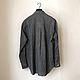 Рубашка мужская из шерсти и льна Oversized Work Shirt. Рубашки мужские. VÄN Studio. Ярмарка Мастеров.  Фото №5