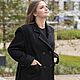 НАТАЛИНИ NATALINI Пальто пиджак двубортное Тренч черное. Пальто. НАТАЛИНИ NATALINI. Ярмарка Мастеров.  Фото №5