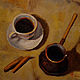 Картина.(натюрморт) Крепкий кофе с корицей, Картины, Севастополь,  Фото №1