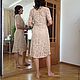 Crocheted cotton dress 'Coffee with milk'. Dresses. Shop Tatiana Panova. Online shopping on My Livemaster.  Фото №2
