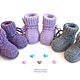 Warm knitted booties for babies. Alpaca, Babys bootees, Ekaterinburg,  Фото №1