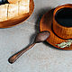 Wooden teaspoon made of Siberian Cedar. L26. Dinnerware Sets. ART OF SIBERIA. Online shopping on My Livemaster.  Фото №2