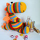 Dragon Rainbow Pinstripes. Stuffed Toys. GALAtoys. Online shopping on My Livemaster.  Фото №2