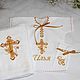 Kit de bautismo de nombre. Christening set. krestimbaby (krestimbaby). Ярмарка Мастеров.  Фото №4