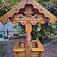 Декоративный деревянный колодец. Колодцы. @handmade_wood_decor_23region. Ярмарка Мастеров.  Фото №6