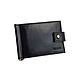Order Standart genuine leather money clip (black). EZCASE - Leather Design Studio. Livemaster. . Clamps Фото №3