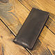 Order Leather wallet Longer with a compartment for small change. G.L.A.D.. Livemaster. . Wallets Фото №3