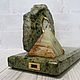 Часы с подсветкой из змеевика и оникса. Часы с подсветкой. Ларчик самоцветов. Ярмарка Мастеров.  Фото №6