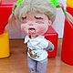 Кукла коллекционная, шарнирная, вязаная крючком, миниатюрная кукла BGD. Амигуруми куклы и игрушки. Весёлый клубок. Ярмарка Мастеров.  Фото №10