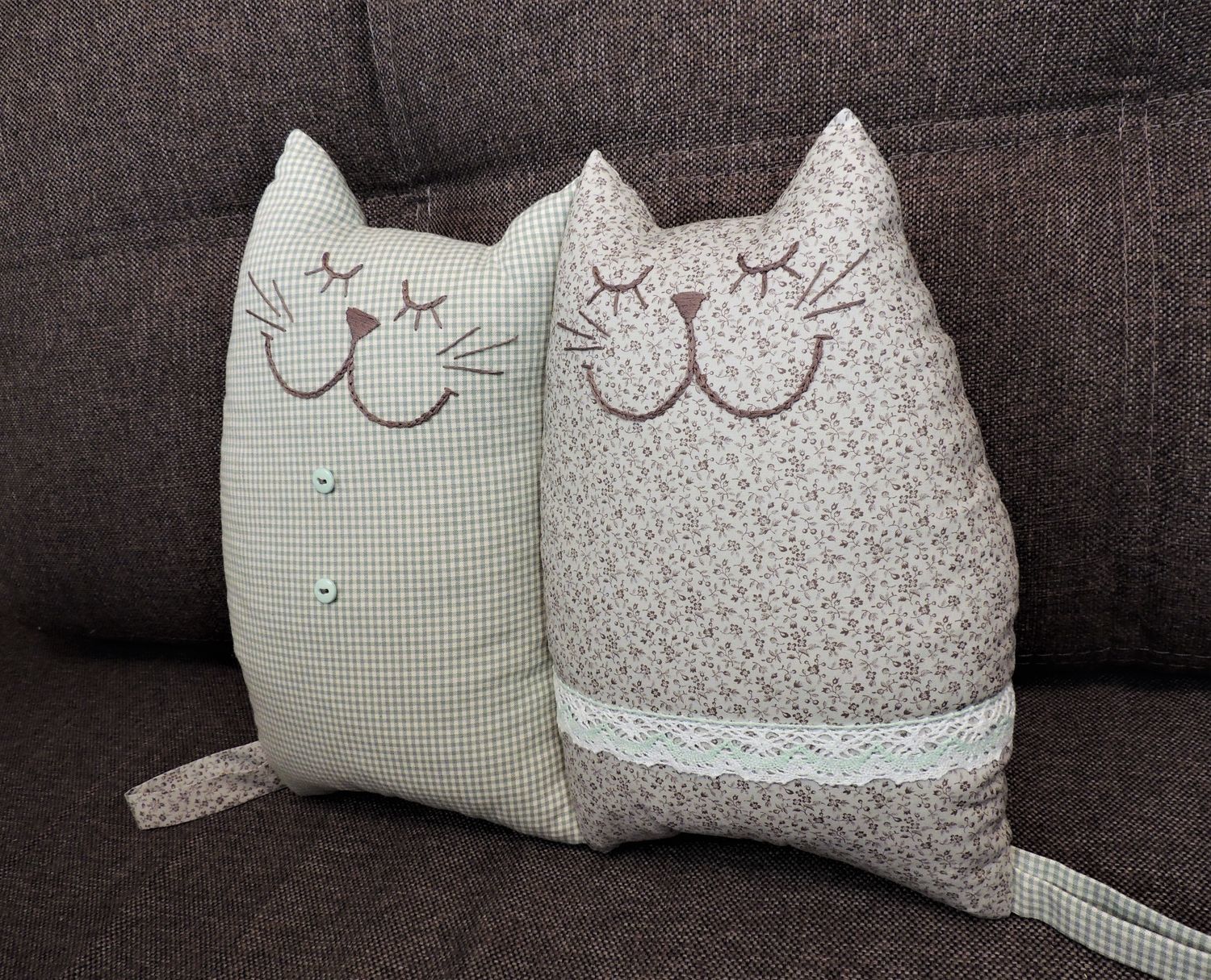 Подушка котик