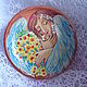 Painted dish ' Joy of an Angel  ', Name souvenirs, Tolyatti,  Фото №1