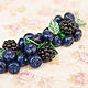 Bracelet with blueberries and blackberries. Bead bracelet. Romanycheva Natalia. My Livemaster. Фото №4