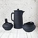 Винтаж: Wedgwood Basalt Набор из 3-х предметов для чая/кофе, Тарелки винтажные, Вологда,  Фото №1