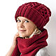 Extra-long knitted cap 'Assol', Caps, Chelyabinsk,  Фото №1