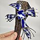 Ацтек Филимон, витражная птица из разбитой посуды, на стену. Подвески. OMG Works. Интернет-магазин Ярмарка Мастеров.  Фото №2
