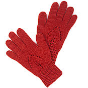 Аксессуары handmade. Livemaster - original item Knitted gloves for women merino/cashmere/alpaca. Handmade.