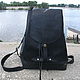 Backpack leather Black Prince, Backpacks, Balakovo,  Фото №1