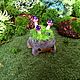 Грибная лягушка. Тедди Зверята. Magical Art Toys. Ярмарка Мастеров.  Фото №5