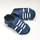 Blue baby shoes, Leather Baby shoes,Baby Sneakers,Ebooba, Footwear for childrens, Kharkiv,  Фото №1