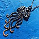 Jellyfish pendant-Sea pendant-Sea creatures. Pendant. MyWireStories. Online shopping on My Livemaster.  Фото №2