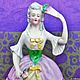 Винтаж: Антикварная старинная статуэтка Dame a l'eventail фарфор Франция. Куклы винтажные. Антиквариат и винтаж из Франции. Интернет-магазин Ярмарка Мастеров.  Фото №2
