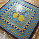 Forged table with mosaic 'Lemons'. Tables. Marjana. Online shopping on My Livemaster.  Фото №2