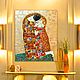 Amber painting Klimt Kiss. A wedding gift to the newlyweds, Pictures, St. Petersburg,  Фото №1