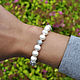 Luxurious bracelet with natural pearls, Bead bracelet, Moscow,  Фото №1