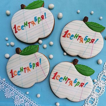 Сувениры и подарки ручной работы. Ярмарка Мастеров - ручная работа Имбирные Пряники на 1 сентября, Школьные пряники. Подарки школьникам.. Handmade.