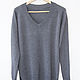 Order Oversized knitted jumper with long sleeves. stylish things. Livemaster. . Jumpers Фото №3