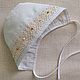 Christening cap ' Lace'. Сhristening cap. Happy White. Online shopping on My Livemaster.  Фото №2