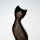A statue or a stand for your phone 'Kitten'. Stand. Wooden cats-Alexander Savelyev. My Livemaster. Фото №4