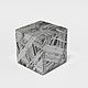 Куб из метеорита Муонионалуста, Статуэтки, Кремёнки,  Фото №1