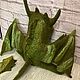 Дракончик валяный (перчаточная игрушка). Кукольный театр. ОКмикс. Ярмарка Мастеров.  Фото №6
