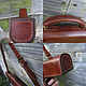 Classic leather carrying case for shotgun, mod.Deutsch. Classic Bag. Labour. My Livemaster. Фото №5