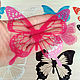 Butterfly translucent. Mix, large, 12 pieces. Interior elements. Oksana. Online shopping on My Livemaster.  Фото №2