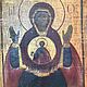 Икона Знамение Пресвятая Богородица дерево модерн икона, Иконы, Гатчина,  Фото №1