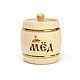 Cask for linden honey. a wooden keg. Art.7018, Jars, Tomsk,  Фото №1