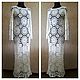 Long white dress crochet with flowers motifs, Dresses, Permian,  Фото №1
