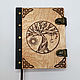 Notebook made of wood and leather ' Tree of life'. Notebooks. semejnaya-masterskaya-bambuk. Online shopping on My Livemaster.  Фото №2