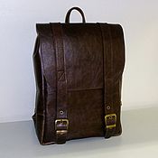 Сумки и аксессуары handmade. Livemaster - original item Backpack leather 301B. Handmade.