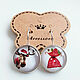 Earrings 'Reindeer with gifts'. Earrings. Linda (LKdesign). Online shopping on My Livemaster.  Фото №2